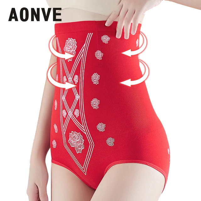 Sexy​ ​Lingerie Women Body Shape Underwear Steel Bones Waist Trainer Tummy  Slimming Control Panties Red Shapewear - AliExpress