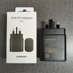 High - Performance 45W PD Super Fast Charging Adapter - Black - Charger Only