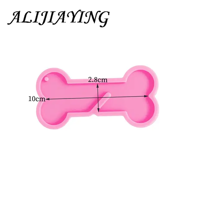 Ragyogó Kedvtelésből Tartott Kutya Címke Szilikon Penész Csont Kulcstartó Gyanta Kézműves Diy Ékszerekhez, Csokoládétorta Dy0061 - Image 6