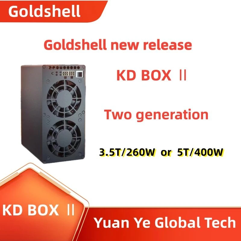 

NewGoldshell KD BOX Ⅱ 5T Hashrate KDA Miner KD BOX 2 Silent network goldshell kda miner new kadena miner