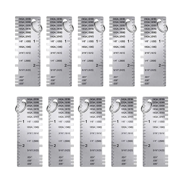 Stainless Steel Wire Gauge Card