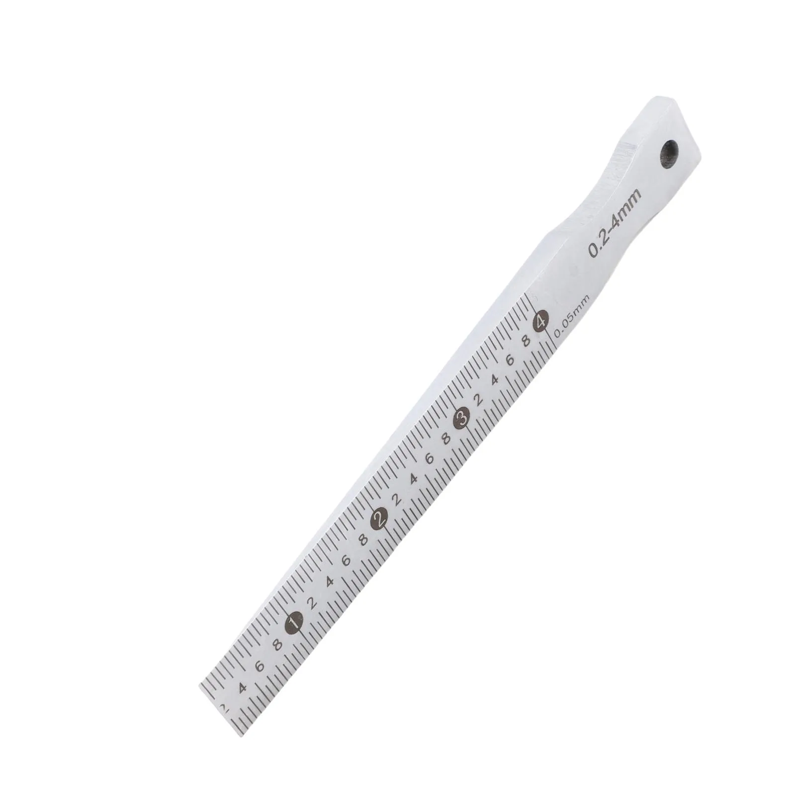 스테인레스 스틸 갭 게이지 0.2-4mm 범위 0.05mm 정확도 건설 철도용 다기능 테이퍼 게이지