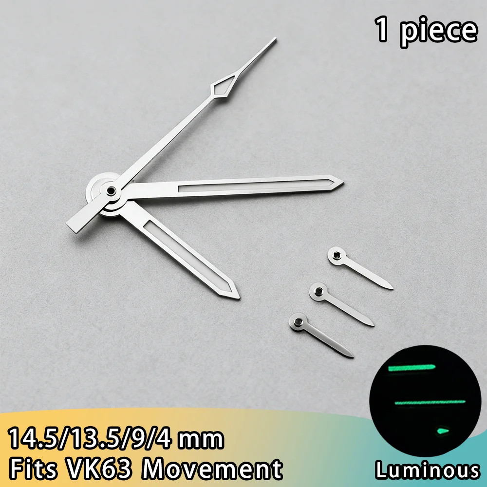 Enhanced Watch Hands for VK63 Chronograph Movement - Premium Watch Accessories