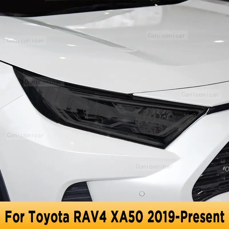 

For Toyota RAV4 XA50 2019 2020 TPU Car Exterior Headlights Anti-Scratch Protective Film Headlamps Repair Accessories Sticker