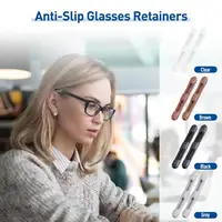 Manchon antidérapant en Silicone pour lunettes, cadre pour les yeux, jambe de traînée, support de crochet d'oreille fixe, artefact Anti-chute, accessoires pour lunettes, 10/20 pièces 6