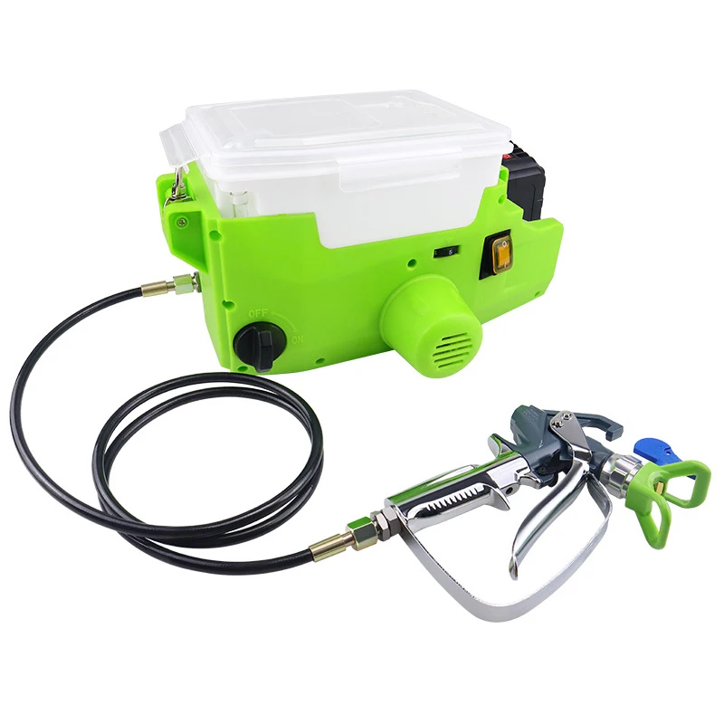

Paint Sprayer Latex Paint Backpack Handheld Airless Sprayer Lithium Battery Convenient Plunger Spray Paint Machine Wall Surface
