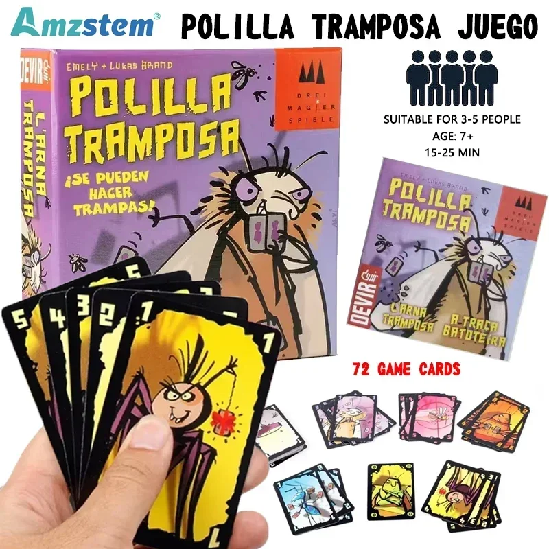 Party game Mogel Motte Polilla Tramposa Card Game Devir-game moth cheate /Royal Xiaoqiang Cheating Moth board game