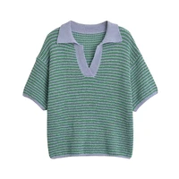 Willshela Women Fashion Two Piece Set Striped Lapel Neck Shirt & Elastic Waist Shorts Chic Lady Women Shorts Sets - Image 3