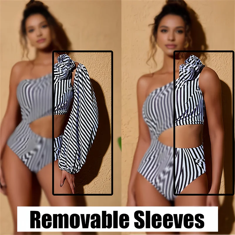 Рисунок 2 - Съемные рукава, слитный купальник и саронг для женщин