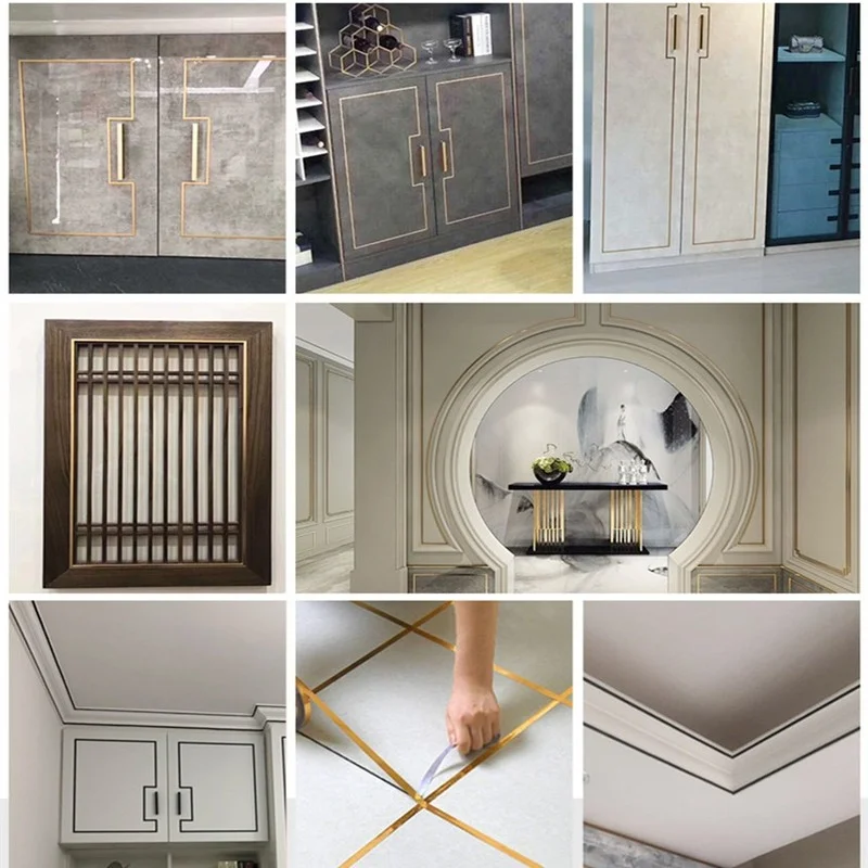 Decoratieve streeptape PVC 5 meter voor tegelspleet