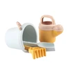 Summer Beach Toy for Kids Soft Silicone Sandbox Set Beach Game Toy for Send Children Beach Play Sand Water Play Tools Beach Cart 3