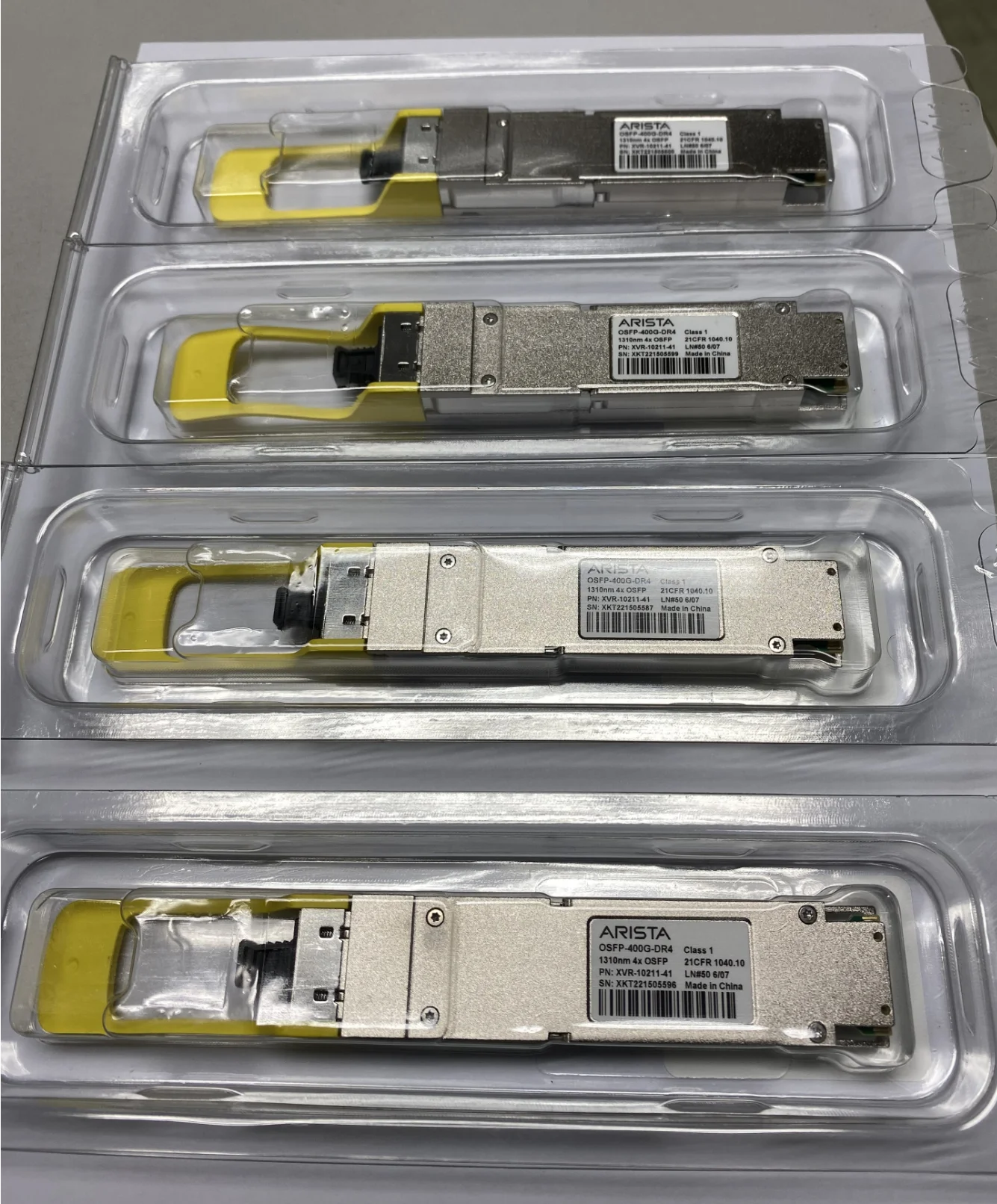 ARISTA DCS-7060DX4 QDD-400G-XDR4 400GBASE-DR4+ QSFP56DD 4x100G FR1 2km 8 core parallel SMF MPO-12 connector Optical Transceiver