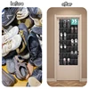 35 Pockets Over the Door Shoe Organizer Large Mesh Pockets With 4 Hooks Transparent Fabric Shoe Rack Storage Bag For Bedroom 4
