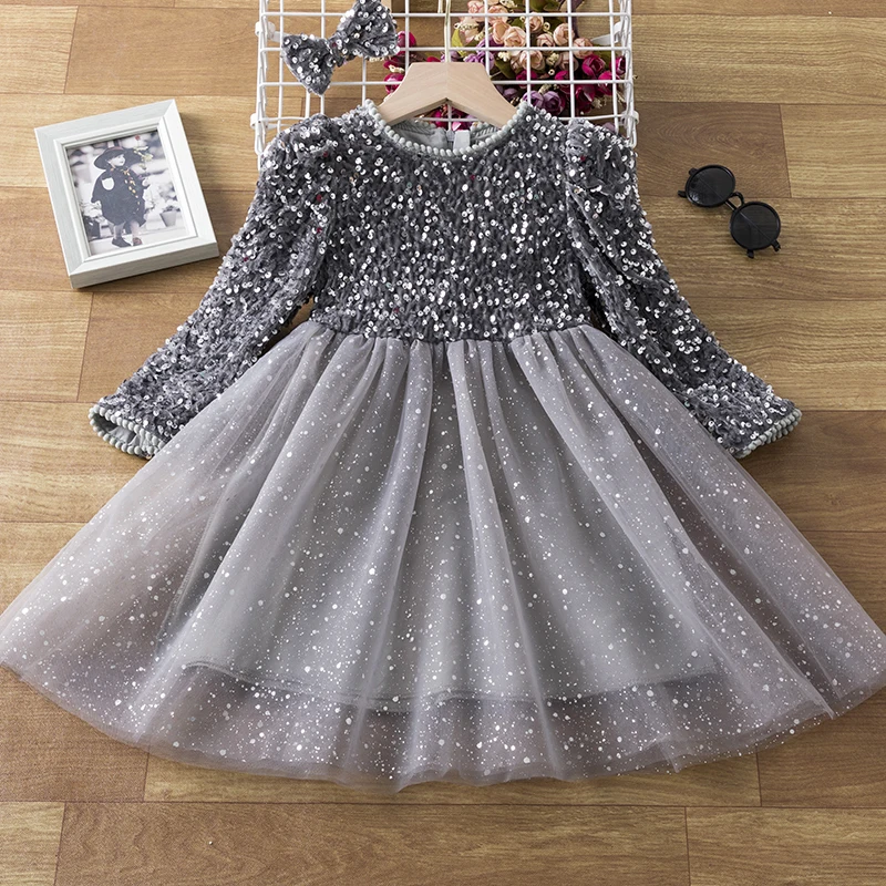 Girls Princess Party Dresses for 3-8 Yrs Children Clothes Xmas Children Casual Clothing Birthday Wedding Gown girls dress princess costume kids clothes