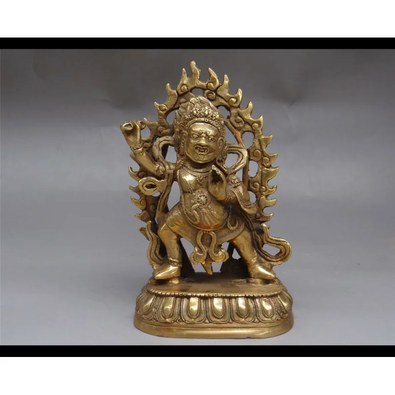 

Chinese Tibetan Buddhism Hinduism Pure Copper Casting vajrapani Perfect Collection