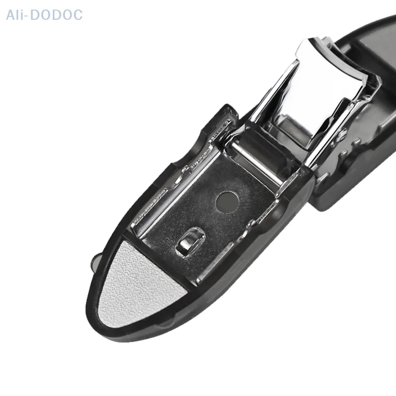 

Mini Foldable Nail Cutter with Key Ring Portable Travel Keychain Finger Nail Clipper Trimmer Multifunctional Key Pendant