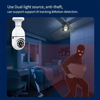 2-Pack Bulb Security Cameras 4