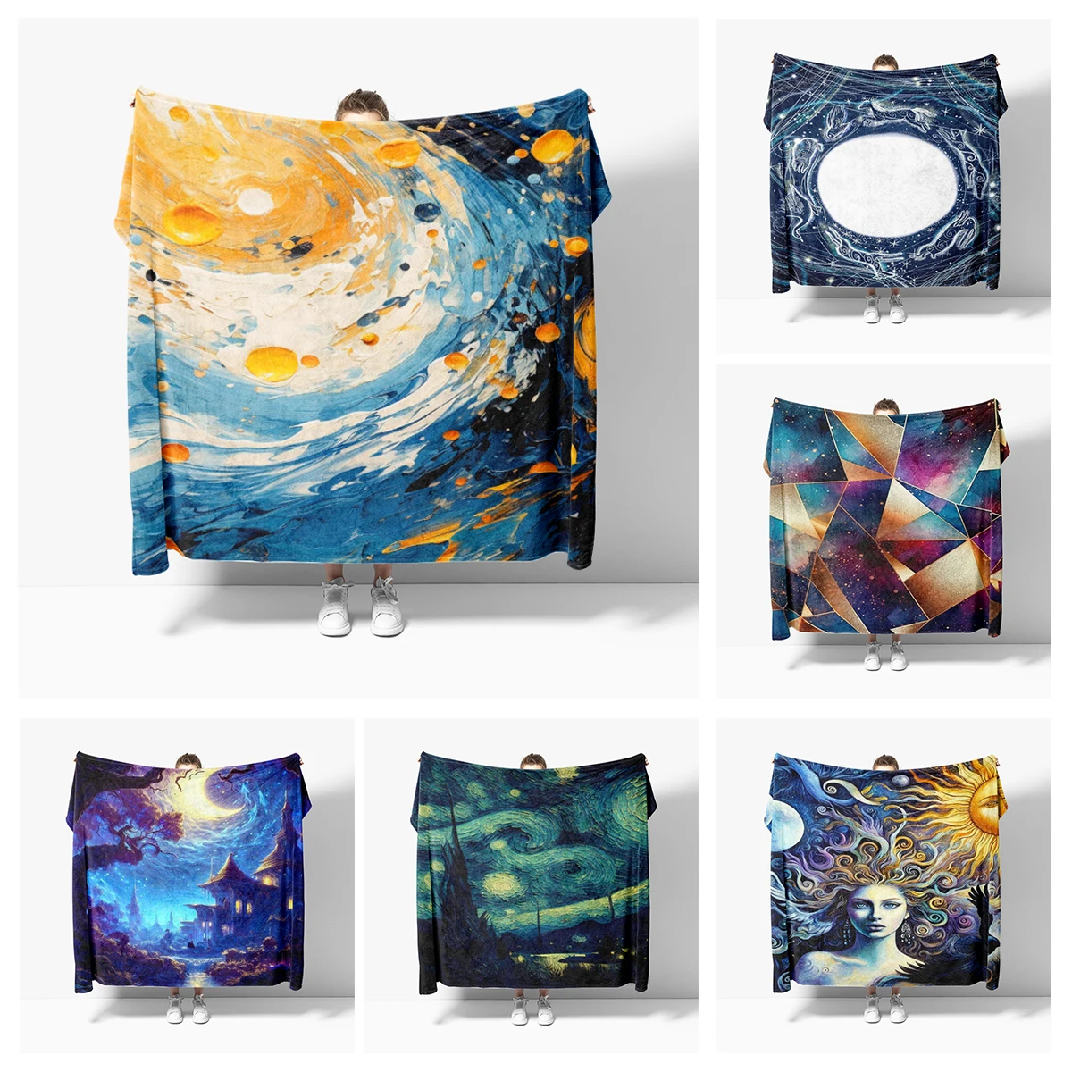 

Абстрактное домашнее украшение, плюшевый плед для дивана, одеяло, аниме, животное, покрывало на кровать, пушистые мягкие одеяла, Декор, современный плед