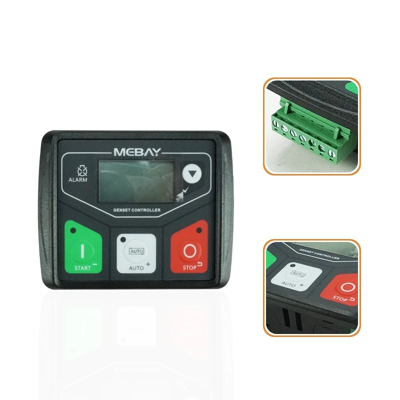 

Mebay DC30D Generator Control Module Small Diesel genset Controller Panel USB programmable PC Connection