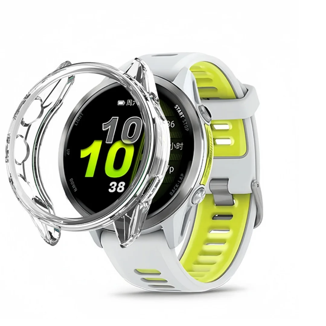 Clear TPU Screen Protector Cover - Protective Watch Case with Hollow Design