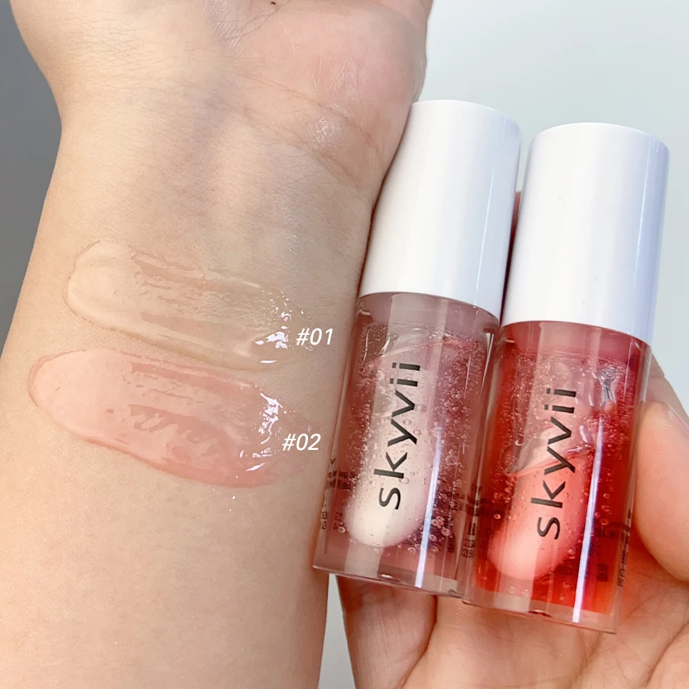 Waterproof Clear Lip Gloss Crystal Jelly Moisturizing Lip Oil Lasting No Sticky Sexy Plumping Lipstick Korean Makeup Cosmetics