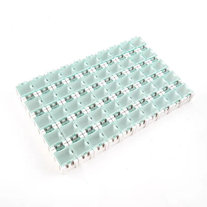 50Pcs/Set SMD SMT Electronic Component Container Mini Storage Boxes kit image 8