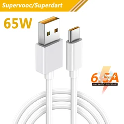 Super Fast Charge Cable 6.5A Type C Phone Charger 65W/50W - 0.5m (6.5A a to c cable)