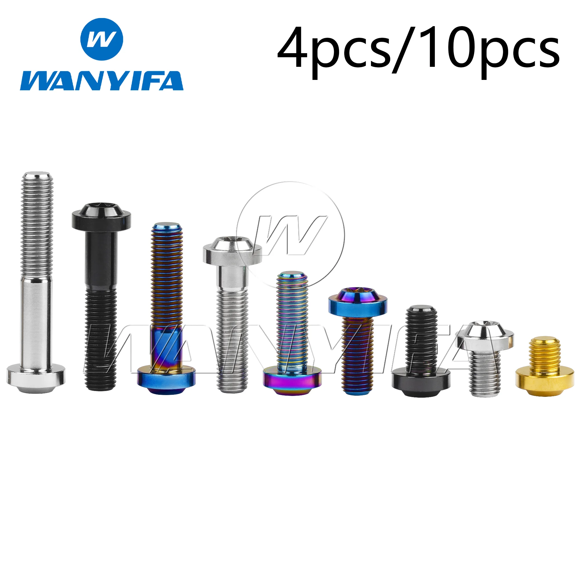 Фотоболты M10x10 15 20 25 30 35 40 45 50 60 мм T50 винты с шестигранной головкой Шаг 1,25/1,5 детали для мотоциклов