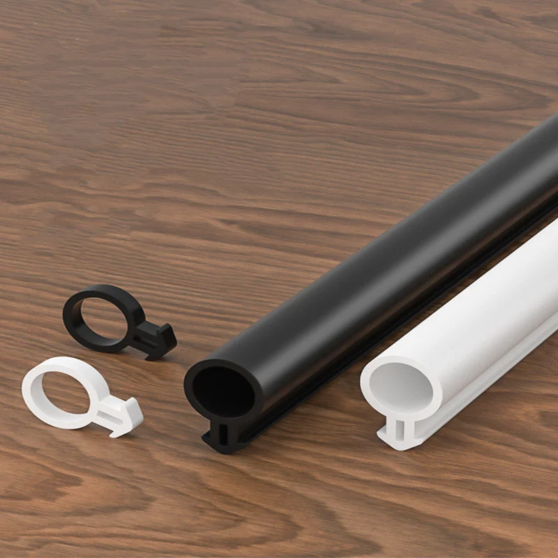 Sealing strip 10M O Type Plastic Steel Door Window sealing strip Silicon Rubber Elastic Band Draft Stopper for door gap seal Window hardware