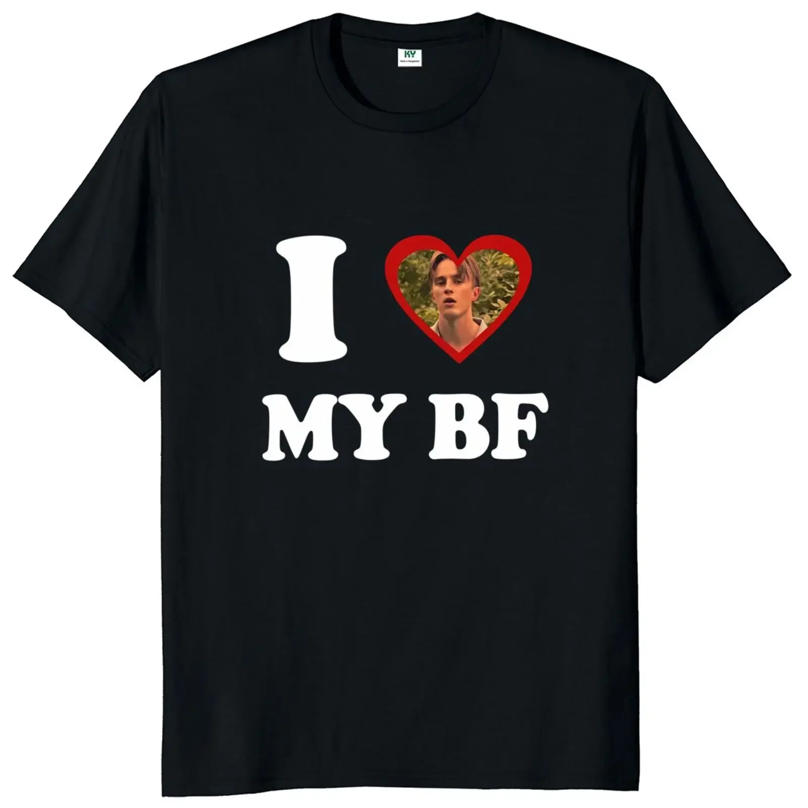 Забавная футболка My Boyfriend BF с коротким рукавом, унисекс, Раф Кэмерон, обх, I Love, хлопковые топы, футболка с графическим принтом, футболки большого размера, мужская одежда