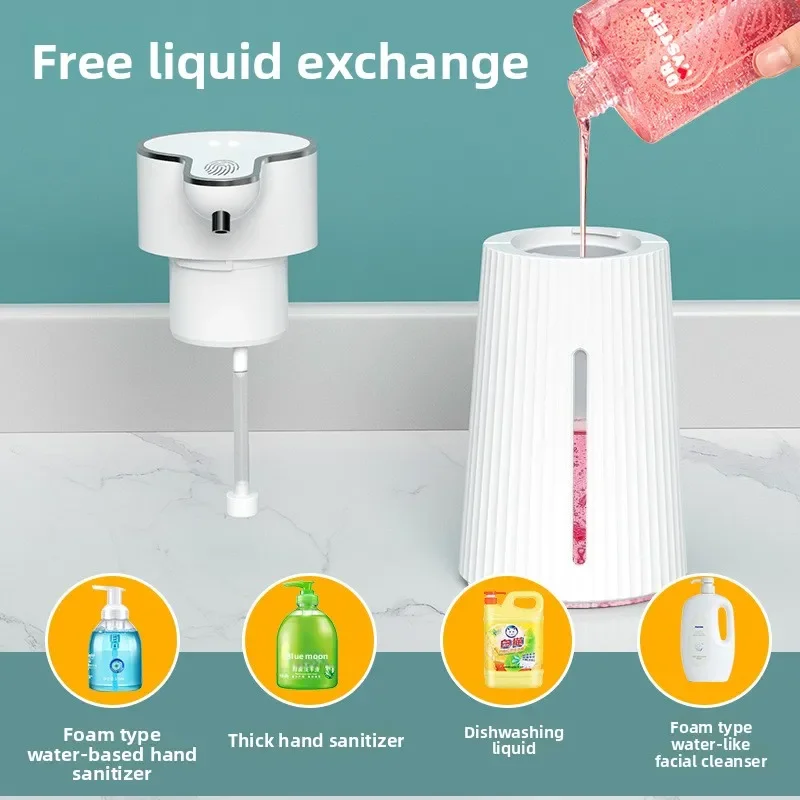 Automatic Hand Soap Dispenser Touchless Smart Foam Hand Wash Machine 400ML Liquid Soap Bubble Maker Wall-Mounted Soap Dispenser