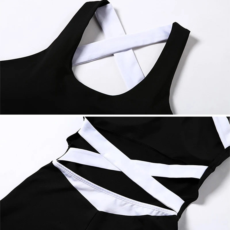 Krismile Backless Sporty Jumpsuit Woman Breathable Yoga Gym Clothing Sportswear Overalls Sport Outfit Tights Activewear