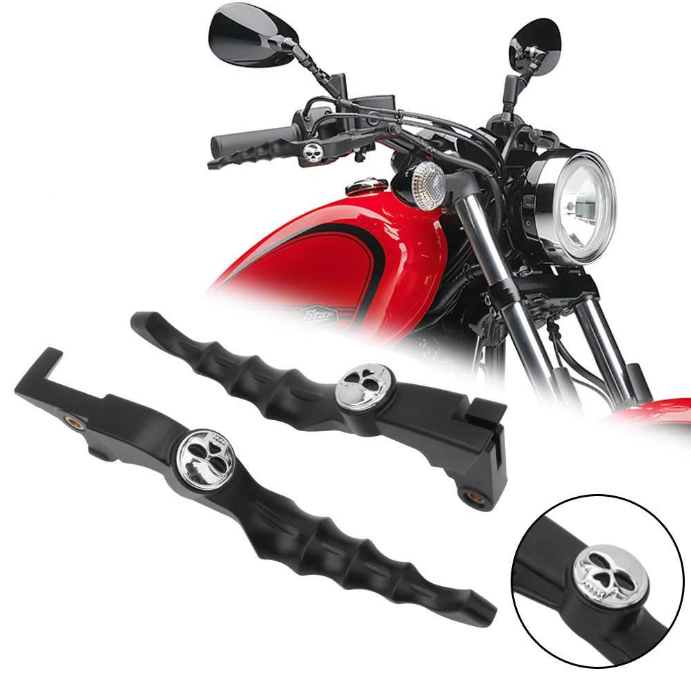

Skull Brake Clutch Levers Motorcycle Accessories Handle Grips Set For Yamaha Bolt 950 XV950 XVS 950 R/C SPEC 2013-2019