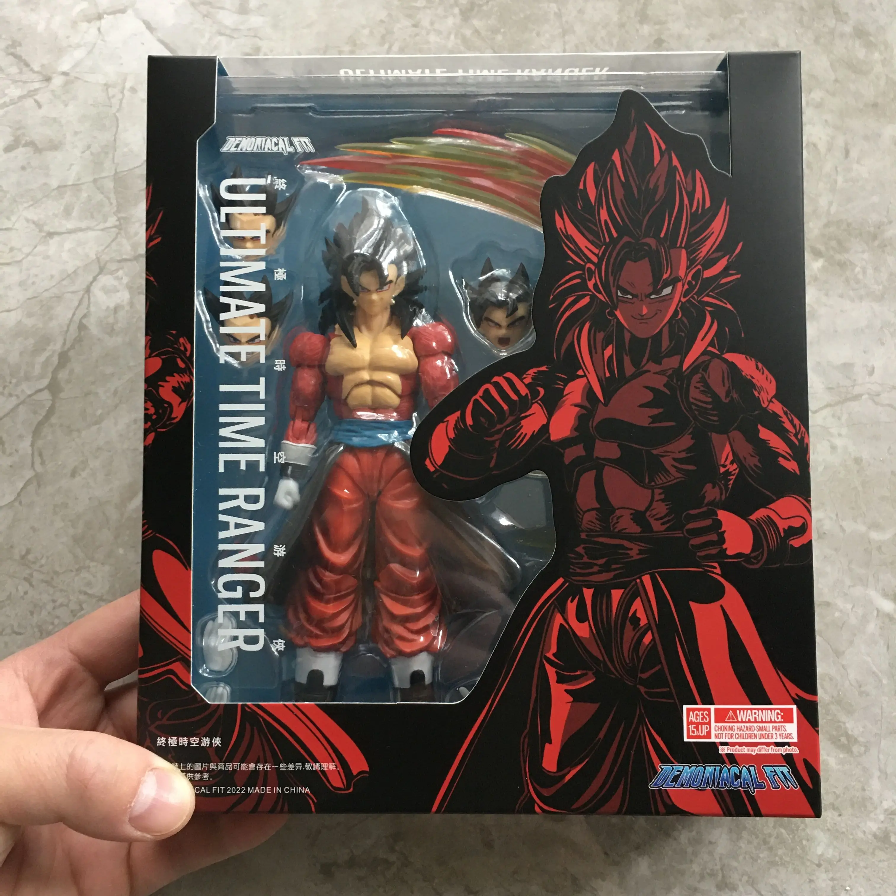 2022 демонические Подходящие Игрушки DBZ SSJ4 Vegetto Vegeto Vegito Ultimate Time Ranger экшн-фигурка