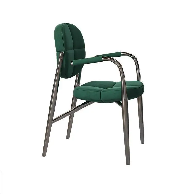 

Italian minimalist design dining chair with armrests