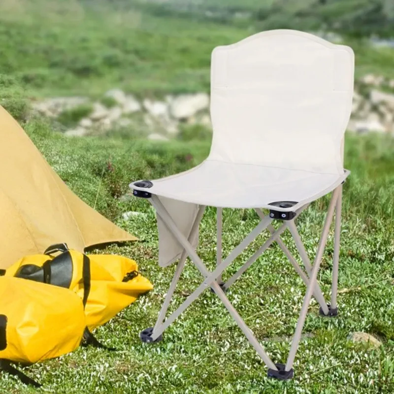 Folding Chair Outdoor Portable Lightweight Bearing Strong Ride Comfort