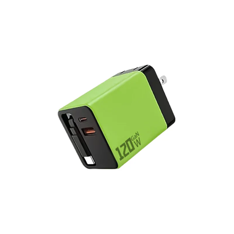 ตัวเลือกสินค้า หัวชาร์จ GaN 120W ชาร์จเร็ว พร้อมสาย Type-C 80 ซม.