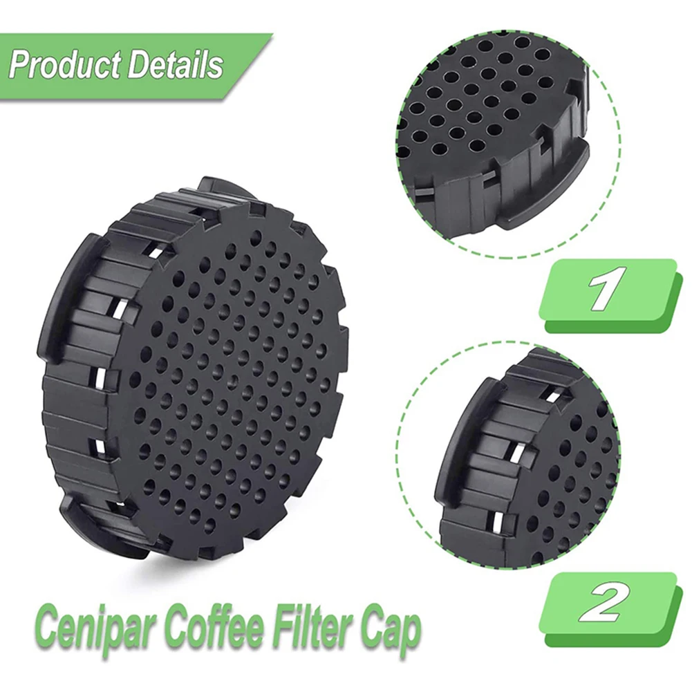 

Coffee Filter Paper Cap & Plunger End Gasket Seal Replacement Parts Sets Fit For Aeropress Coffee And Espresso Maker