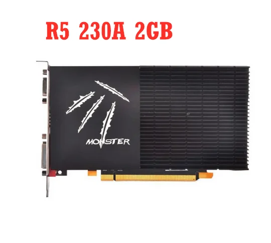 

Графическая карта XFX R5 230 230A 1 Гб 2 Гб D3, графический процессор для AMD Radeon R5 230 1G 2G, графическая карта для настольного ПК, графическая видеокарта Radeon GDDR3, б/у