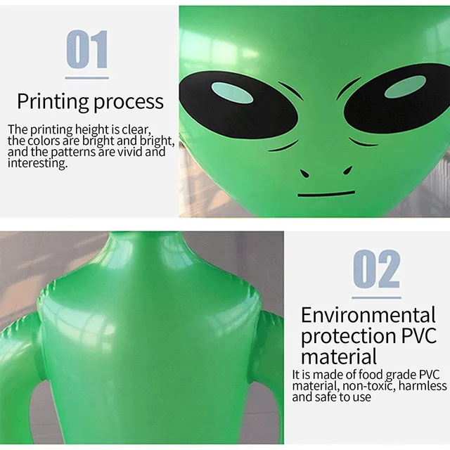 Inflatable Toys Alien Inflates Inflatable Alien Alien Inflate Toy For Party Decorations Birthday Halloween Alien Theme Party 4