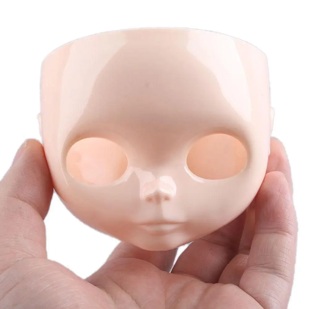 1/6 Blyth DIY Doll Factory Dolls Faceplate With Backplate 30cm Plastic Blyth No Makeup Face and Screw Toys Accessories