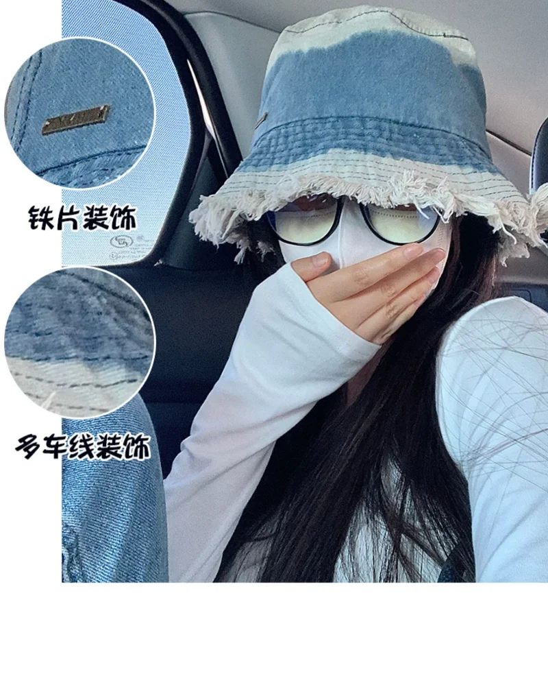 【UC★】Side Thunder Denim Vintage Over Bucket Hat★BTS着用 Denim Bucket Hat - Universal Thread™ Blue : Target