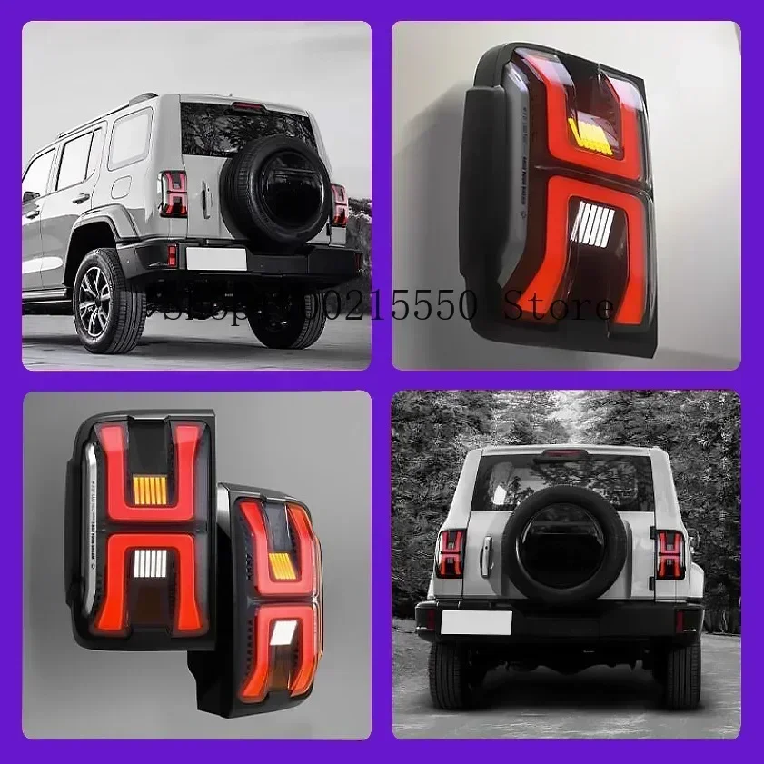 

Modified Lighting Systems Rear Lamp Light Assembly LED Turn Signals Brake Light Reverse Light For Tank 300 Taillight Accessories