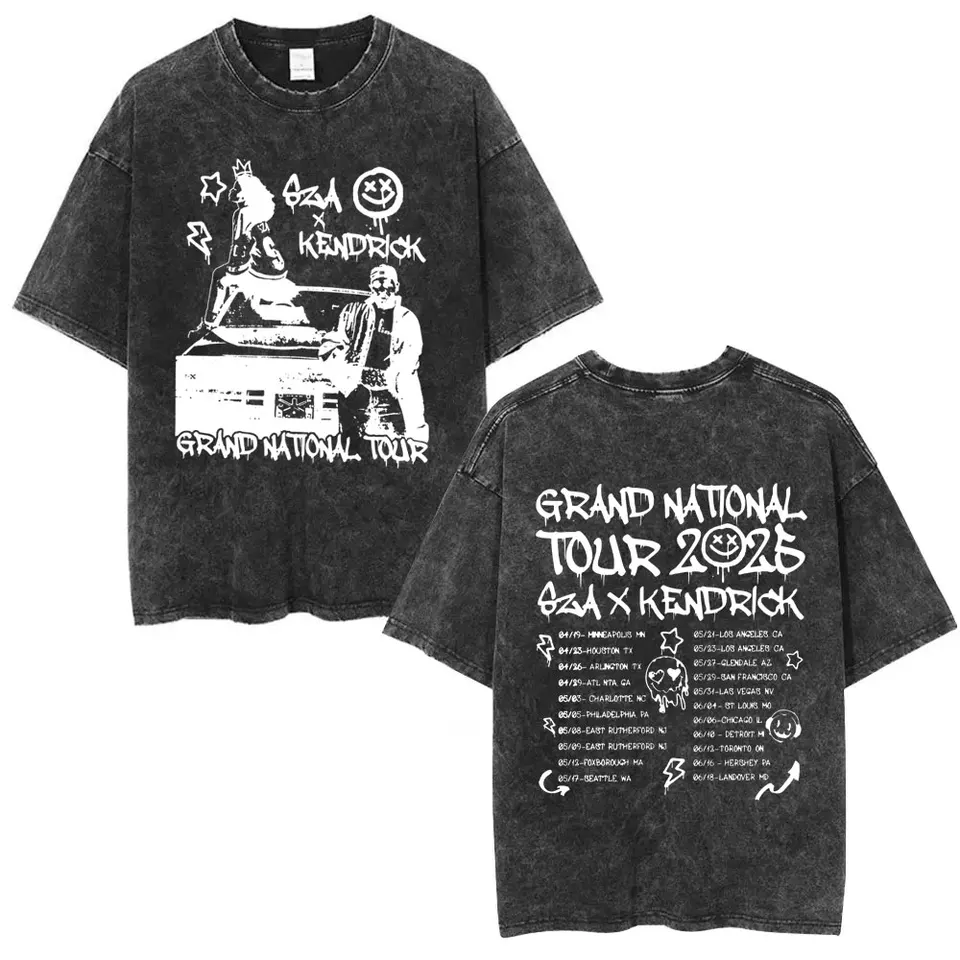ケンドリック・ラマー & SZA ツアー公式Tシャツ M 黒 ケンドリック・ラマー & SZA ツアー公式Tシャツ M 黒 ケンドリック