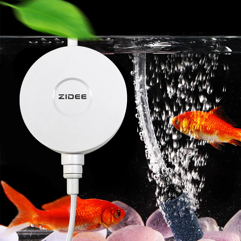 Small mini silent oxygen pump fish tank home charging and flushing oxygen machine fish aquarium oxygen pump