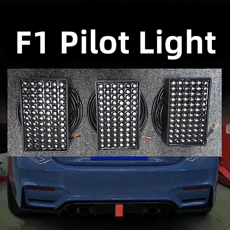 72 LED Brake Light For Accessories F1 Pilot Light LED Brake Lights Rear Bumper Pilot Lamp For BMW For Benz For VW Universal Cars