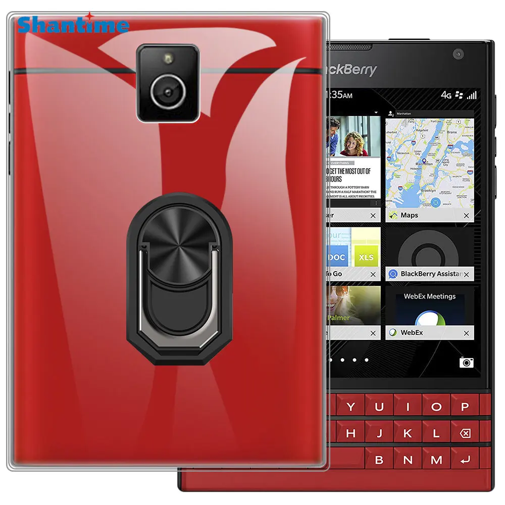 LuxuryShockproofRingHolderForBlackBerryPassportQ30CaseSoft