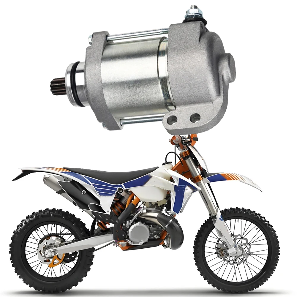 Electric Starter Motor 9 Teeth for KTM 200 250 300 2008-XC-W EXC XC 2010-2012 55140001100