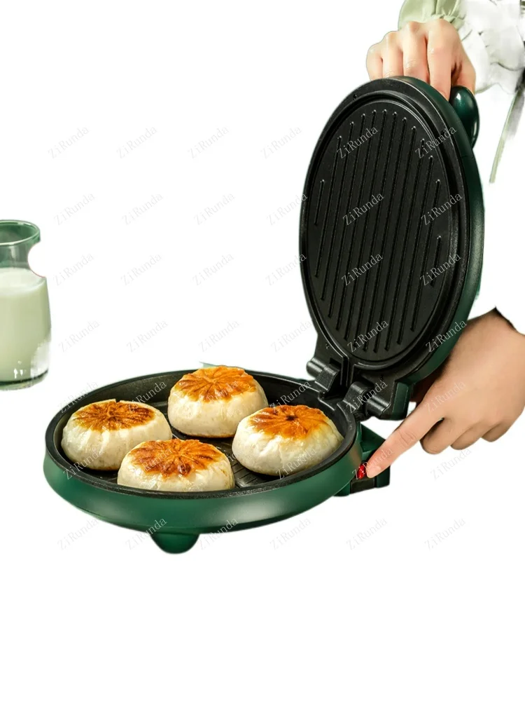 ~Electric baking tray, household double-sided heating, multifunctional large deep pancake machine, steaming, hot pot, frying pan 3