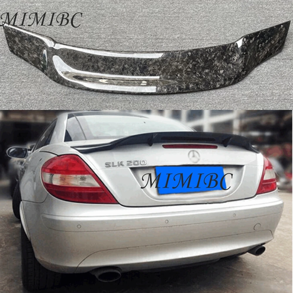 Per Mercedes Benz Slk Classe R171 R Style Slk200 Slk280 Slk300 Slk350 R171 R172 Spoiler Posteriore In Fibra Di Carbonio 2004-2010